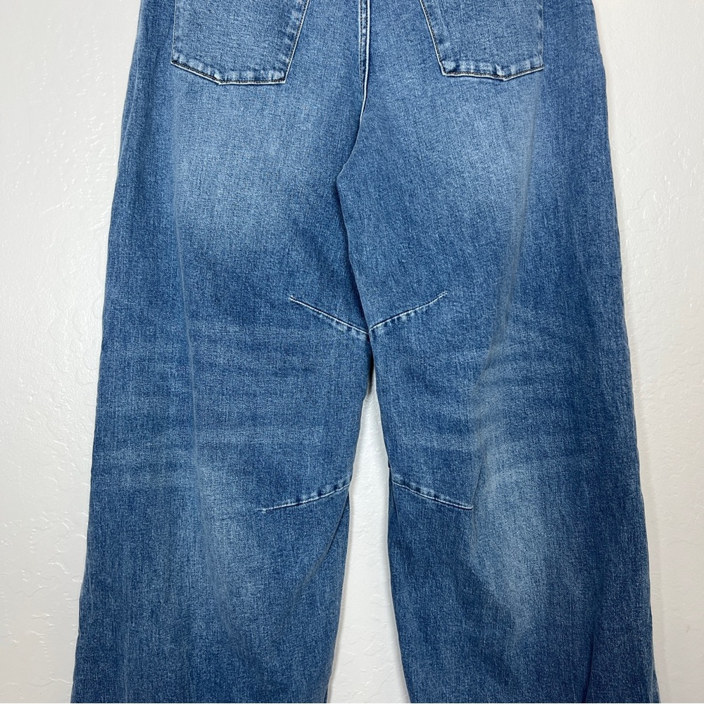 ALICE + OLIVIA Women’s Size 31 Avery Blue Wash Parker Low Rise Balloon Leg Jeans - Picture 11 of 16